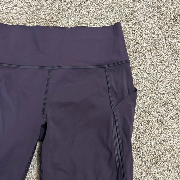 Lululemon Pace Perfect Crop (17") Boysenberry Purple Leggings Women’s Size 6 Run - Picture 6 of 11